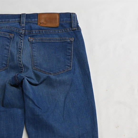 J.CREW 26 Mid Rise Skinny Medium Wash Stretch Denim Womens Jeans - Picture 5 of 7